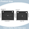 WADORN 2Pcs 2 Styles PU Imitation Leather Bag Organiser Inserts DIY-WR0002-87A-2