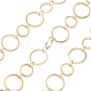 304 Stainless Steel Ring Link Chains CHS-G044-05G-02-1