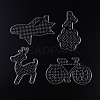 ABC Plastic Pegboards used for 5x5mm DIY Fuse Beads DIY-X0293-99-7