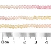 Transparent Painted Glass Beads Strands LS-DGLA-A034-T1mm-A09-3