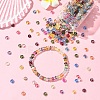 10G Electroplate Transparent Colours Rainbow Glass Seed Beads SEED-YW0003-04A-4
