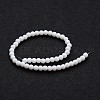 Opaque Color Glass Round Bead Strands X-GLAA-I026-4mm-02-2