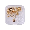 304 Stainless Steel Stud Earring Findings and Plastic Ear Nuts/Earring Backs STAS-JP0004-13G-4