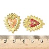304 Stainless Steel Enamel Pendants STAS-I346-57G-3