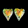 AB Color Plated Glass Pendants GLAA-I057-27A-2