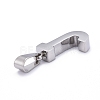 Non-Tarnish 304 Stainless Steel Letter Pendants STAS-H127-J-P-3