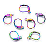 304 Stainless Steel Leverback Earring Findings STAS-N092-105-NR-1