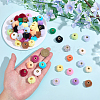 100Pcs 20 Colors Imitation Rabbit Hair European Beads FIND-PA0001-27-3