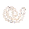 Electroplate Transparent Glass Beads Strands LS-EGLA-N056-02A-01-2