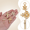 34pcs 17 styles Zinc Alloy Pendants FIND-AR0005-30-5
