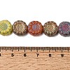 Painted Glass Beads Strands GLAA-Z021-06A-4