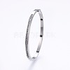 304 Stainless Steel Bangles BJEW-P223-20P-1