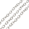 Tarnish Resistant 304 Stainless Steel Cable Chain STAS-C079-21B-P-1