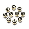 Alloy Enamel Beads ENAM-N052-006-02N-RS-1