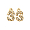 304 Stainless Steel Pendants STAS-L080-002G-03-1