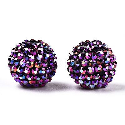 AB-Color Resin Rhinestone Beads RESI-S315-18x20-03-1
