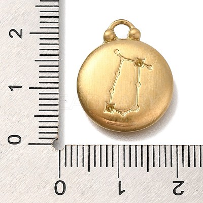 PVD Vacuum Plating 304 Stainless Steel Pendants STAS-S148-30G-03-1