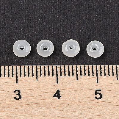 Imitation Jade Glass Seed Beads SEED-Q038-01C-1