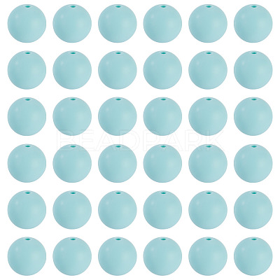 50Pcs Food Grade Eco-Friendly Silicone Beads SIL-TA0002-89J-1