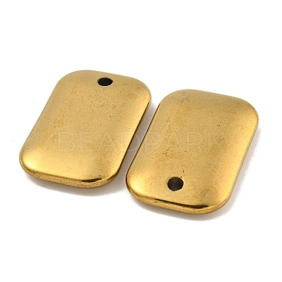 Electroplated Synthetic Non-Magnetic Hematite Pendants G-C136-05C-1