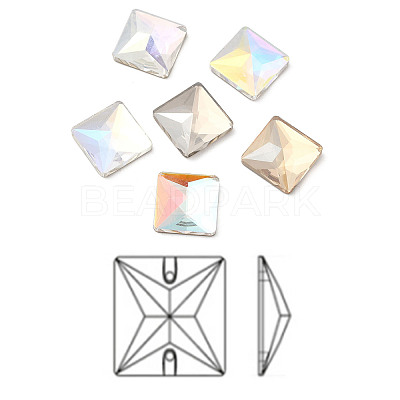K9 Glass Rhinestone Cabochons RGLA-N002-06A-1