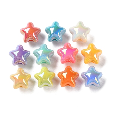 UV Plating Acrylic Beads MACR-D029-08-1