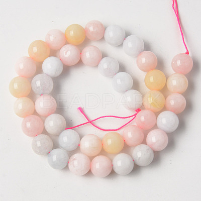 Natural Quartz Beads Strands G-T129-10-10mm-1
