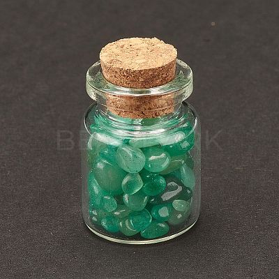 Transparent Glass Wishing Bottle Decoration LS-DJEW-A001-01A-06-1