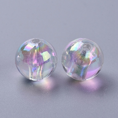 Eco-Friendly Transparent Acrylic Beads LS-X-PL735-2-1