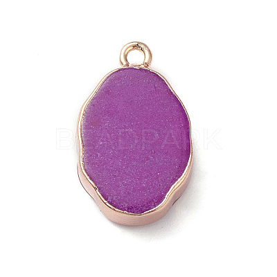 Natural Quartz Dyed Pendants G-K333-01A-1