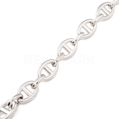 Non-Tarnish 304 Stainless Steel Oval Link Chains CHS-F017-05B-P-1