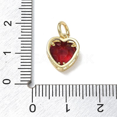 Brass Pave Cubic Zirconia Charms KK-CBA56EF-31G-1