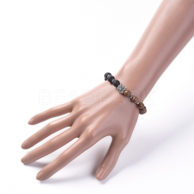 Unisex Stretch Bracelets BJEW-JB04962-06-1
