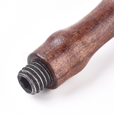 Pear Wood Handle AJEW-WH0121-35C-1