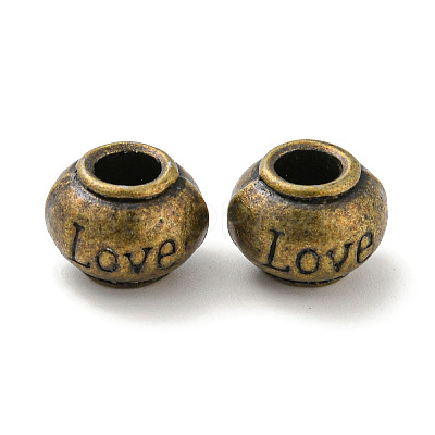 Alloy European Beads FIND-G064-29AB-1