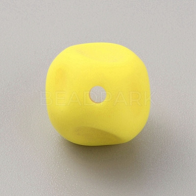Cube Food Grade Eco-Friendly Silicone Beads SIL-TAC0003-11J-1