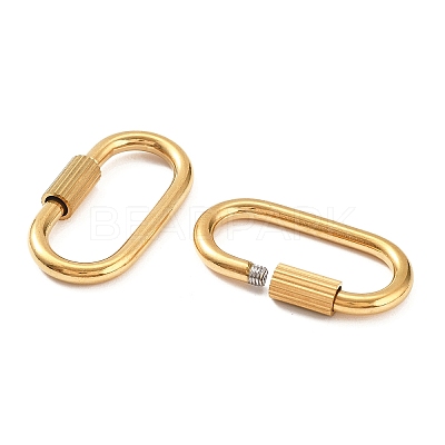 304 Stainless Steel Locking Carabiner X-STAS-C092-09B-G-1