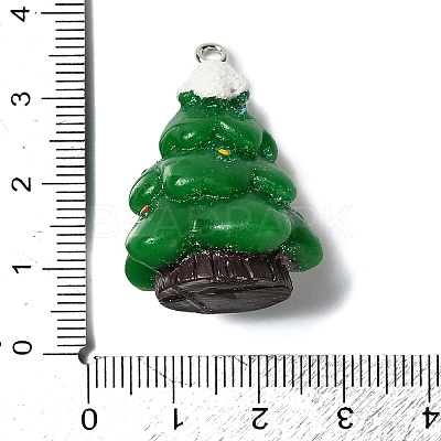 Christmas Theme Opaque Resin Pendants RESI-I336-01P-11-1