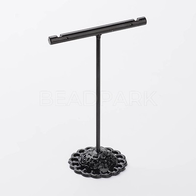 3 Pcs T Bar Iron Earring Displays Sets X-EDIS-P001-01B-1