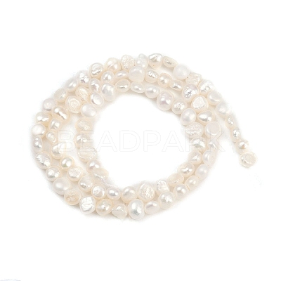Natural Cultured Freshwater Pearl Beads Strands PEAR-P064-19D-09A-1