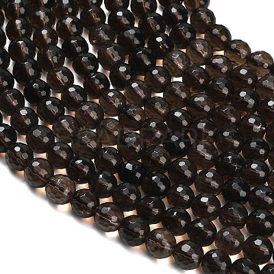 Natural Smoky Quartz Beads Strands G-C280-B09-8mm-1