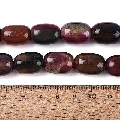Natural Fire Crackle Agate Beads Strands G-Q606-108A-1