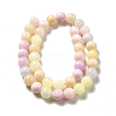 Natural Green Jade Beads Strands X-G-G757-03-4mm-1