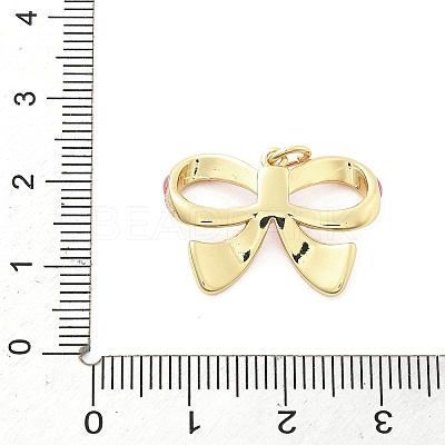 Brass Enamel Pendants KK-Q029-05G-01-1