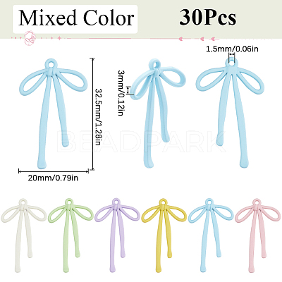 30Pcs Rack Plating Alloy Pendants FIND-SC0011-56-1