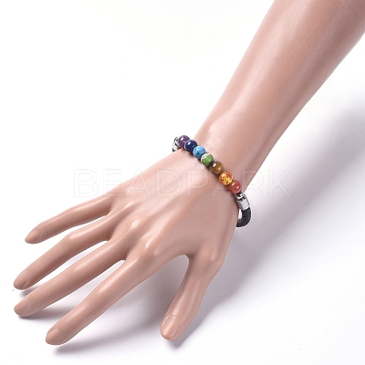 Chakra Jewelry BJEW-JB04854-1