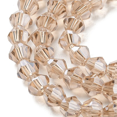 Transparent Electroplate Glass Beads Strands LS-GLAA-F029-2mm-C12-1