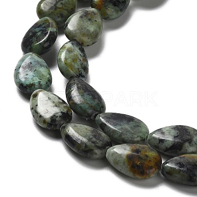 Natural African Turquoise(Jasper) Beads Strands G-L585-F01-01-1