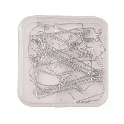 Tarnish Resistant 304 Stainless Steel Wire Pendants STAS-X0017-14P-1