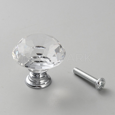 Glass & Aluminium Alloy Cabinet Handles AJEW-WH20018-177P-01-1